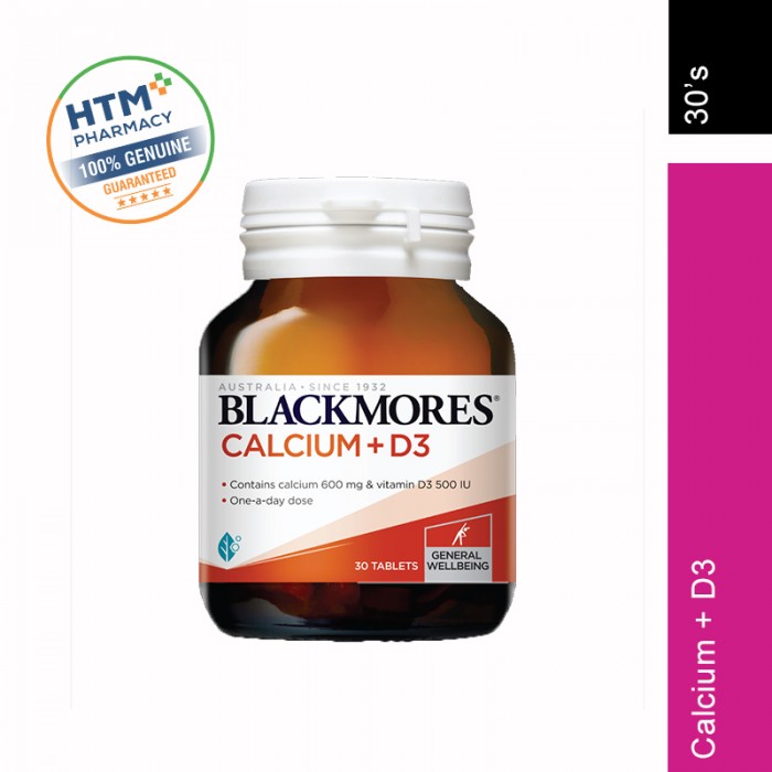 BLACKMORES CALCIUM + D3 30'S