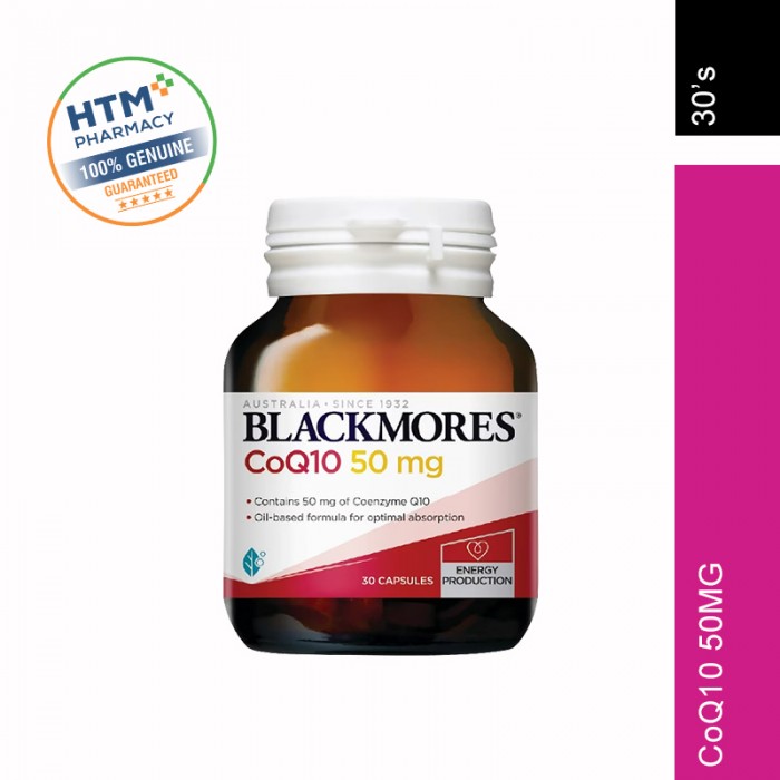 BLACKMORES COQ10 50MG 30'S