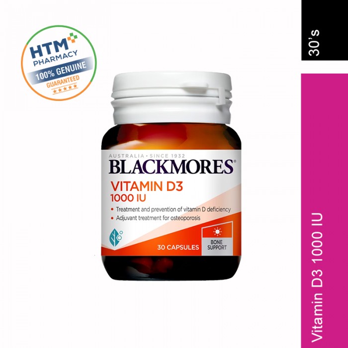 BLACKMORES VITAMIN D3 1000IU 30'S