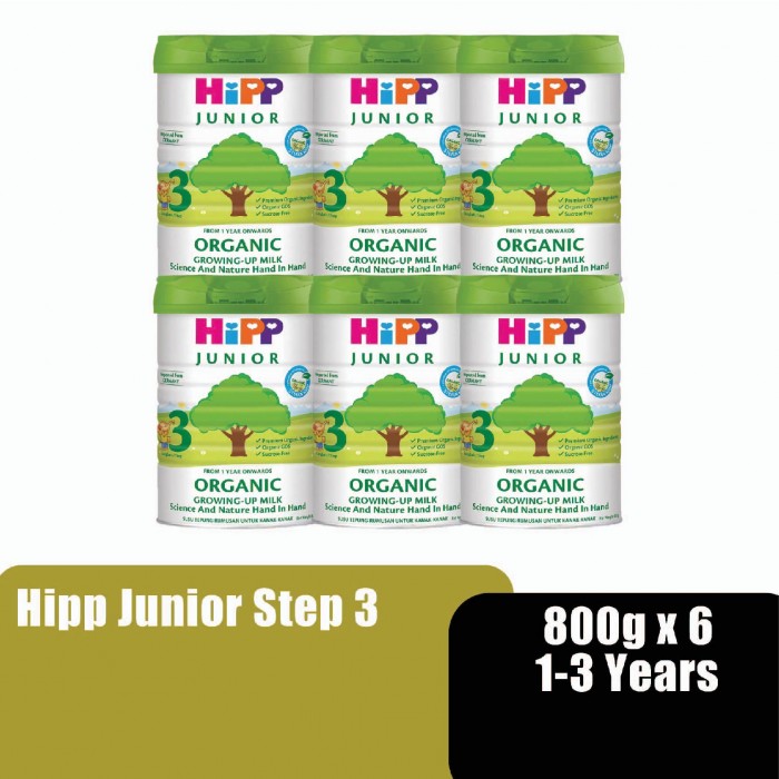 Hipp Junior (1-3 Years) 800g X 6 - Step 3 (R)