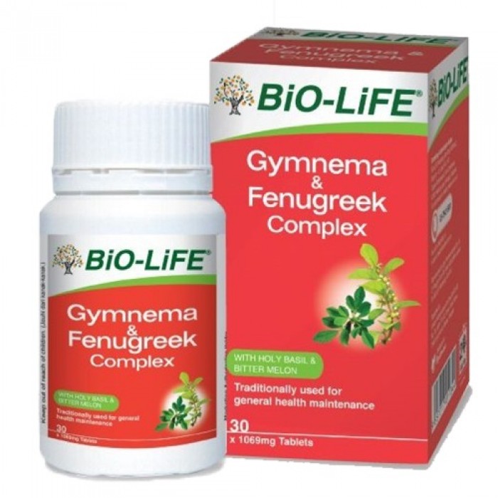 BIO-LIFE GYMNEMA & FENUGREEK 30'S