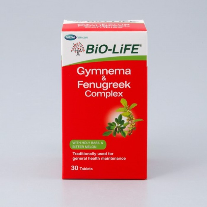 BIO-LIFE GYMNEMA & FENUGREEK 30'S