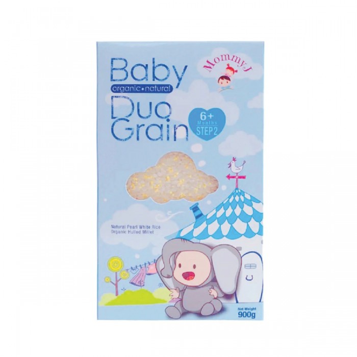 MOMMY J Step 2 Organic Duo-Grain 900g - Halal Baby Food, Makanan Baby for 6+ Months