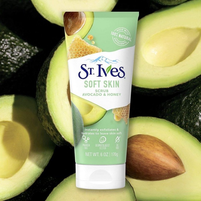 ST IVES SCRUB 170G - AVOCADO & HONEY