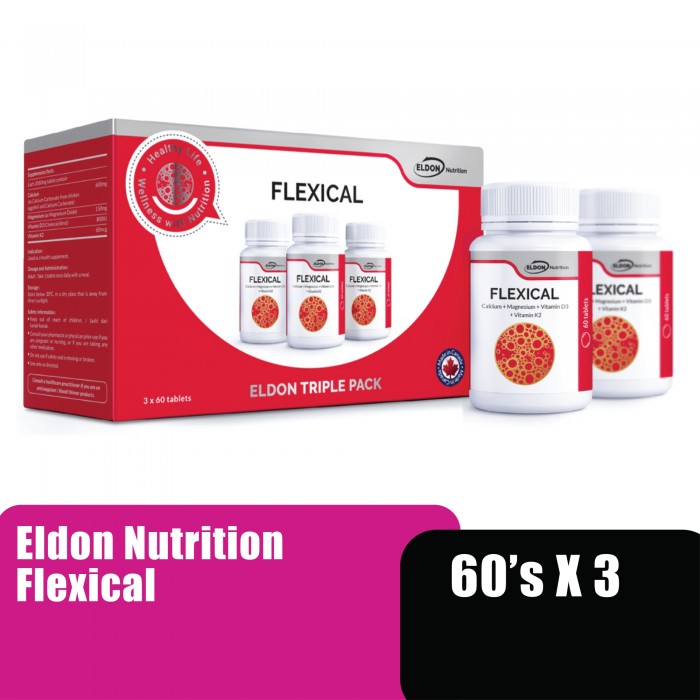 ELDON NUTRITION FLEXICAL 60'S X 3