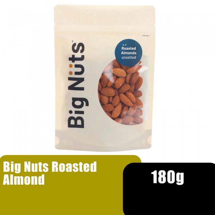 BIG NUTS ROASTED ALMONDS 180G