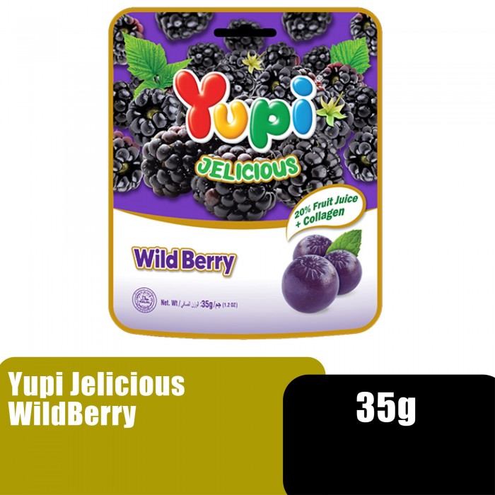 YUPI JELICIOUS 35G - WILD BERRY