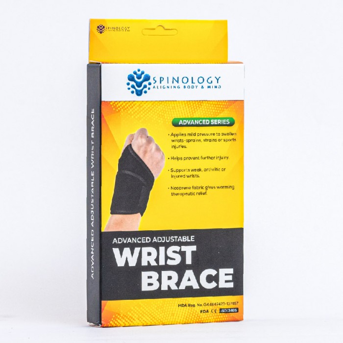 Spinology Advanced Adjustable Wrist Brace Sprains Fractures Wrist Support Guard Tangan 护腕 护腕套