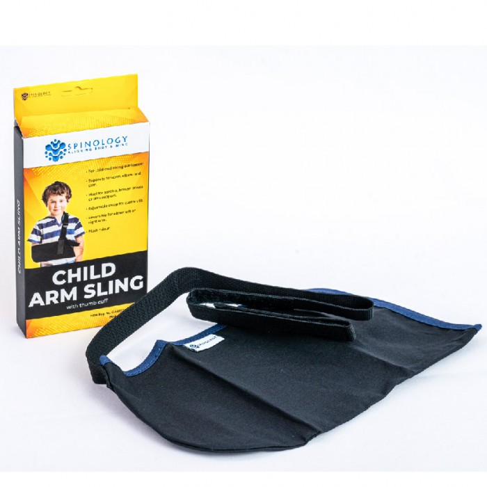 Spinology Arm Sling For Children With Thumb Support / Cuff - Kids Arm Sling Anduh Tangan Patah Support