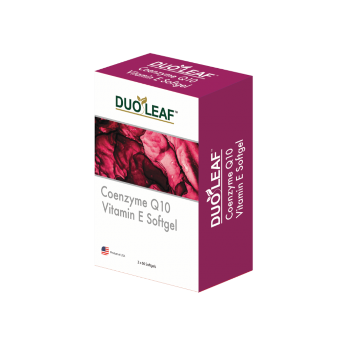 DUOLEAF COENZYME Q10 VITAMIN E SOFTGEL 60'S