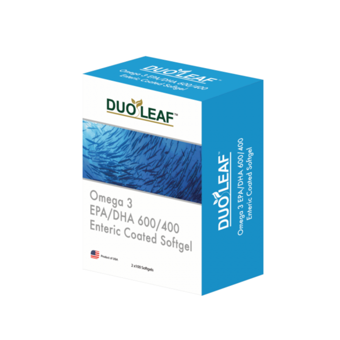 DUOLEAF OMEGA 3 (EPA/DHA 600/400) (ENTERIC COATED) 100'S