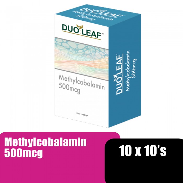 DUOLEAF METHYLCOBALAMIN 500MCG 10'S X 10