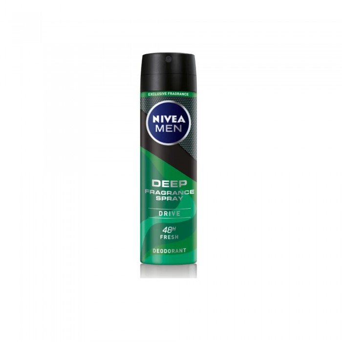 NIVEA MEN DEEP FRAGRANCE DRIVE SPRAY 150ML (95653)