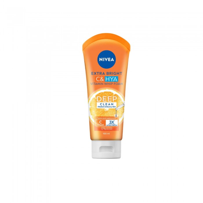 NIVEA EXTRA BRIGHT C & HYA VITAMIN WHIP FOAM 100ML (98737)