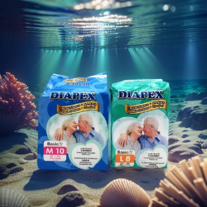 DIAPEX ADULT DIAPERS L8 8'S !!!