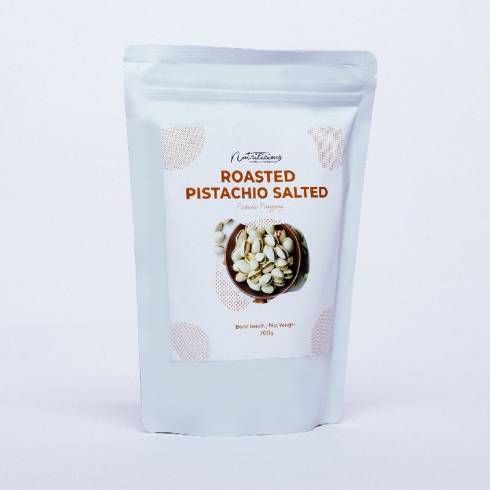 NUTRILICIOUS Kacang Pistachio Nuts Roasted Pistachio 開心果 开心果 200g ( Pistachios Salted Pistachio )