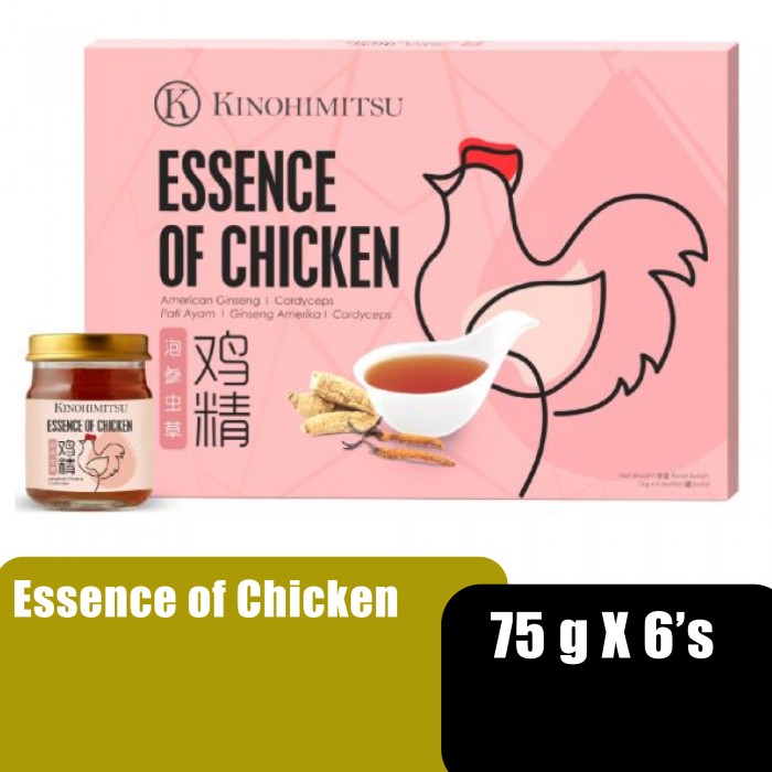 KINOHIMITSU ESSENCE OF CHICKEN - AMERICAN GINSENG & CORDYCEPS 75G X 6'S (3CKNK099)