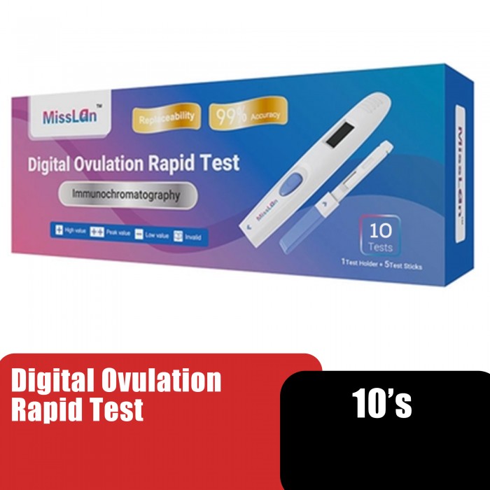 MISSLAN DIGITAL OVULATION RAPID TEST 10'S