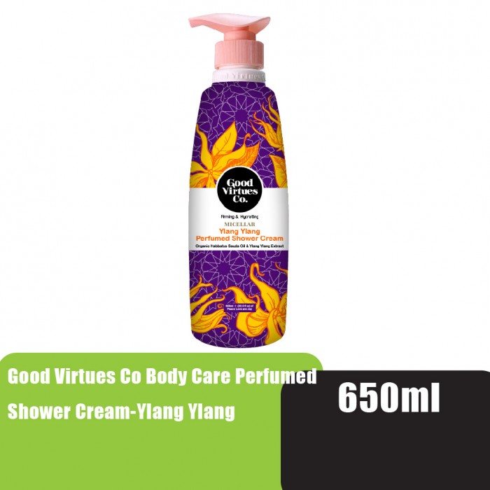 Good Virtues Co Body Care Perfumed Shower Cream-Ylang Ylang 650ml