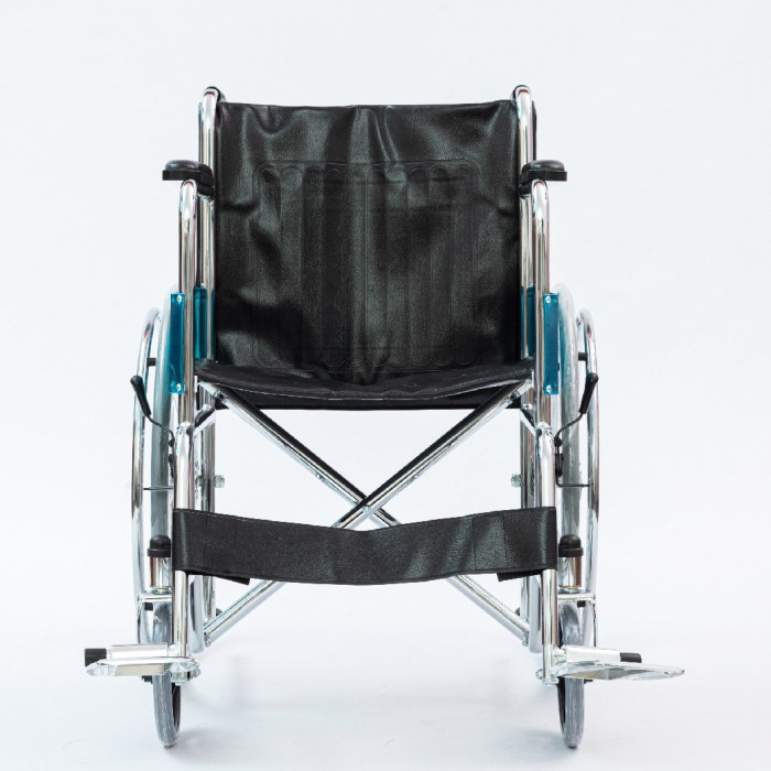 Maxwell Stainless Steel Standard Wheelchair (DY01809) - Foldable & Flexible Braking Kerusi Roda Wheelchair 轮椅