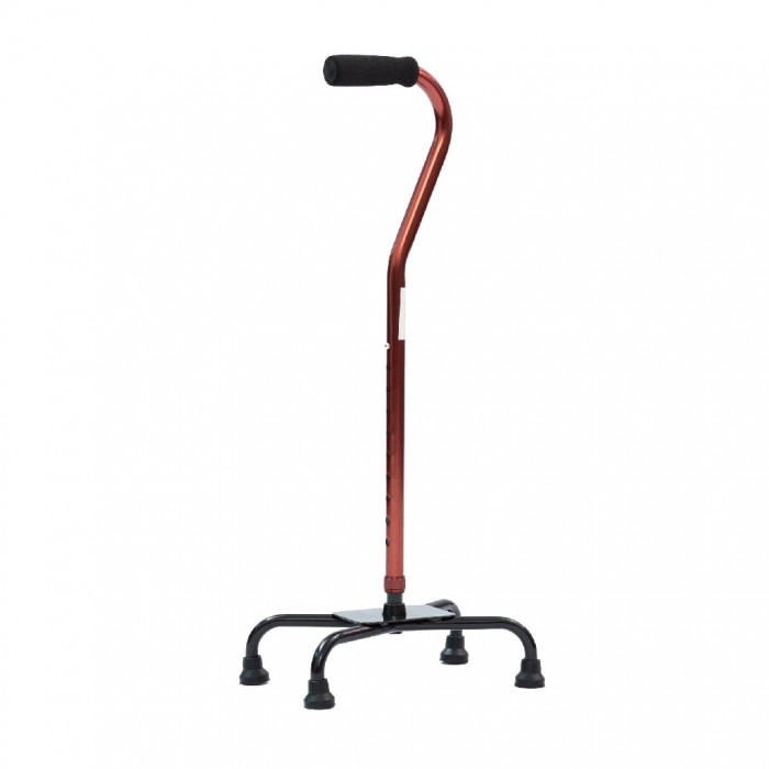 MAXWELL Aluminium Quad Cane Wide Base (DY05931) Non Slip Walking Aid Cane Stick / Tongkat Kaki 4 拐杖