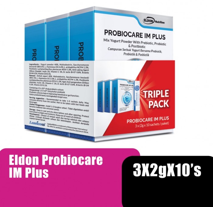 ELDON NUTRITION PROBIOCARE IM PLUS 10'S X 3