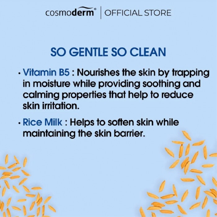 Cosmoderm Natural Hydrate and Nourish Facial Cleanser 100ml