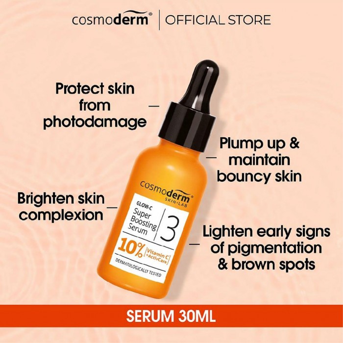 Cosmoderm Glow-C Super Boosting Serum 5000mg 30ml