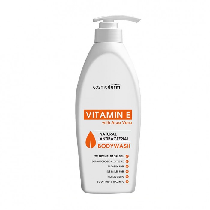 Cosmoderm Vitamin E Body Wash 500ml