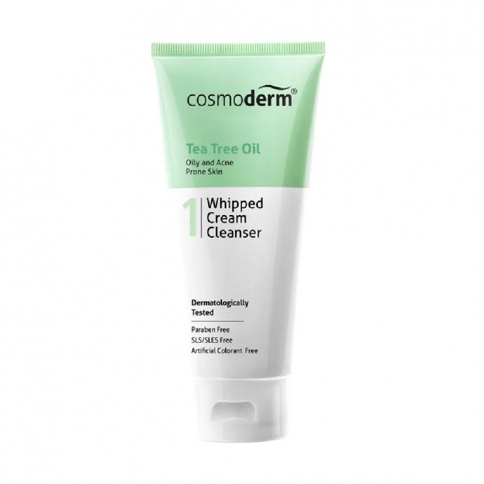 Cosmoderm Tea Tree Whipped Cream Cleanser 125ml