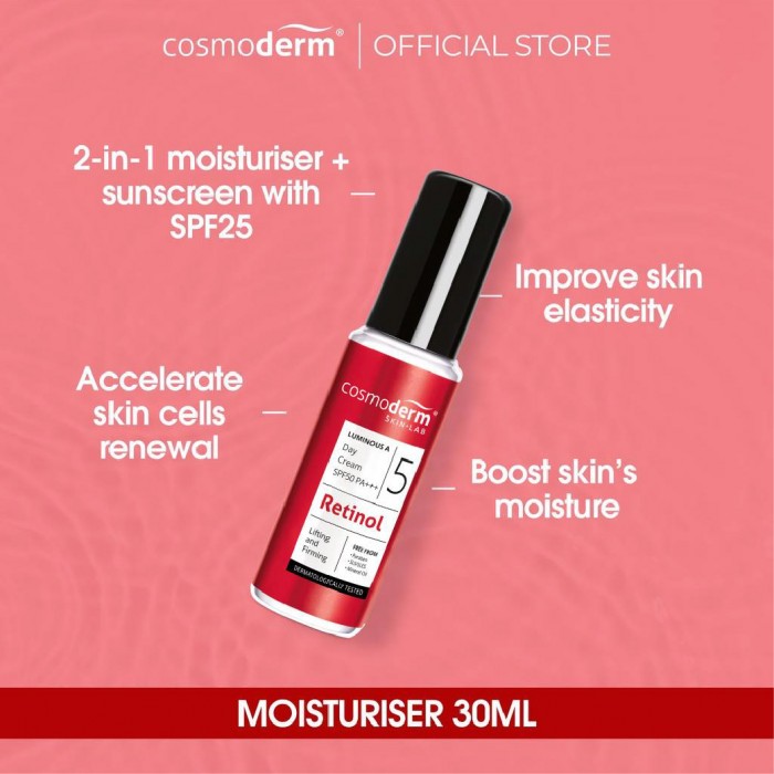 Cosmoderm Luminous A Day UV Active Shield SPF25 30ml