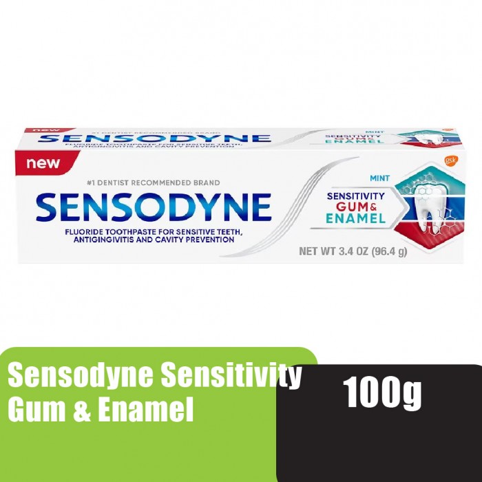 Sensodyne Toothpaste Sensitivity Gum & Enamel 100g (Toothpaste, Ubat Gigi)