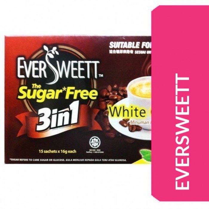 Eversweett 3  In 1 White Coffee