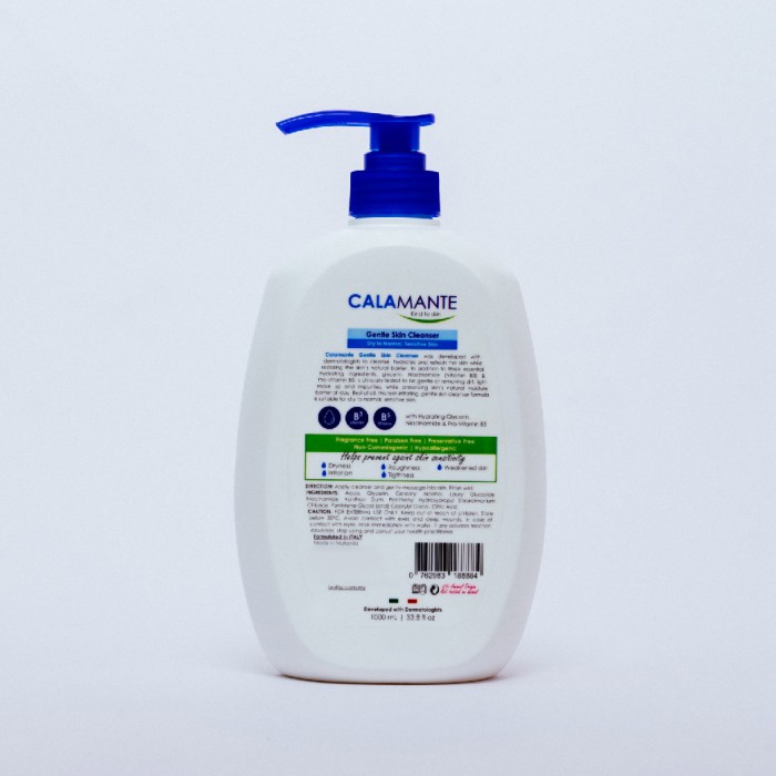 CALAMANTE Gentle Skin Cleanser 1000ml -  Gentle Cleanser Face & Body ( Same formula as Cetaphil & Aiken Cleanser )