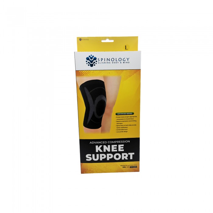 SPINOLOGY Advanced Compression Knee Guard Support Medical - L 护膝套 膝盖 保护套 Knee Support Knee Protector Lutut