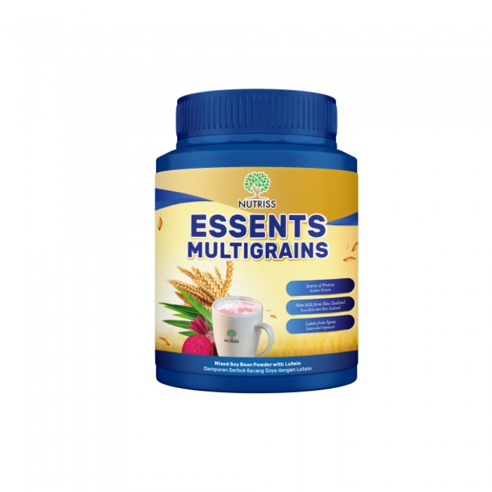 Nutriss Essents Multigrains Powder (Psyllium husk) 1kg- maintain immunity& digestive system / reduce sembelit