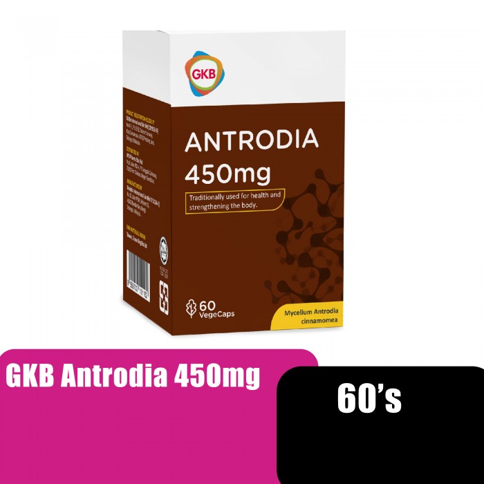 GKB Antrodia 450mg Vege Capsules 60's Support Liver Health & Immune system