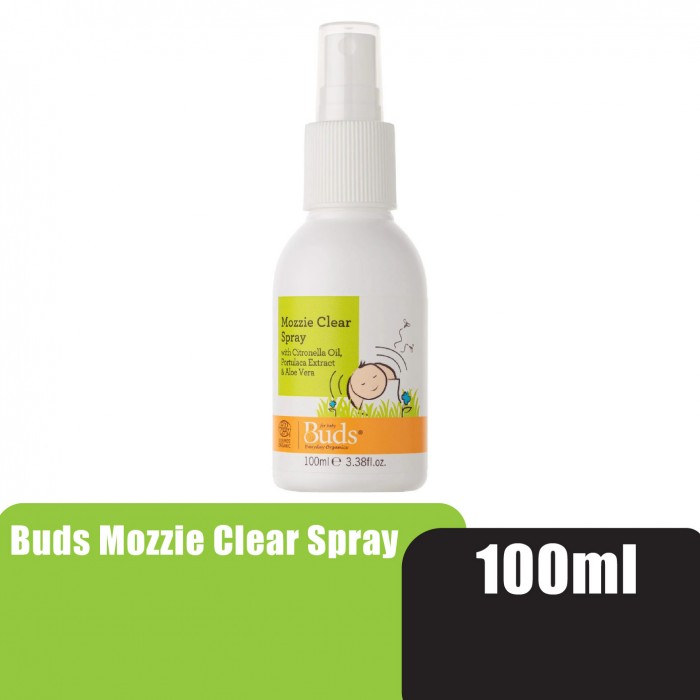 Buds Mozzie Clear Lotion 100ml with Aloe Vera Extract -prevent mosquito/ insect bite (safe for newborn)