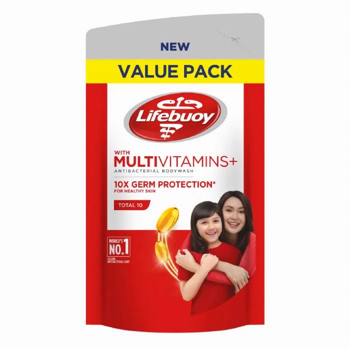 Lifebuoy Body Wash /Mandian Lifebuoy Refil / Antibacterial Body Wash / Sabun Mandi Lifebuoy (沐浴露) - Refill 850ML