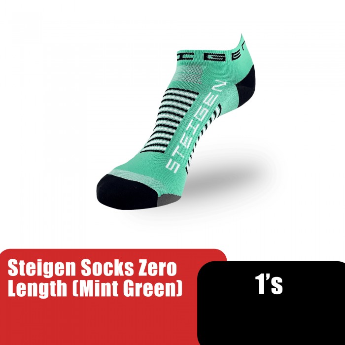 Steigen Zero Length Socks, Running Socks, Sport Socks as Free Size Stocking (Stoking) (运动袜子) - Mint Green