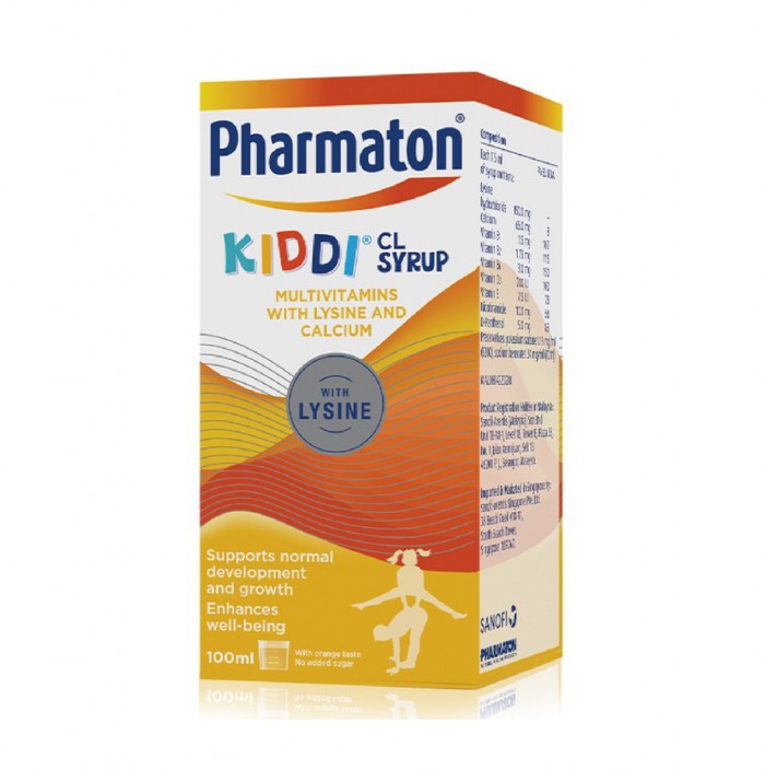 PHARMATON Kiddi Multivitamin and Minerals Syrup For Kids 100ml X 2 - Enhance Kids / Children Appetite