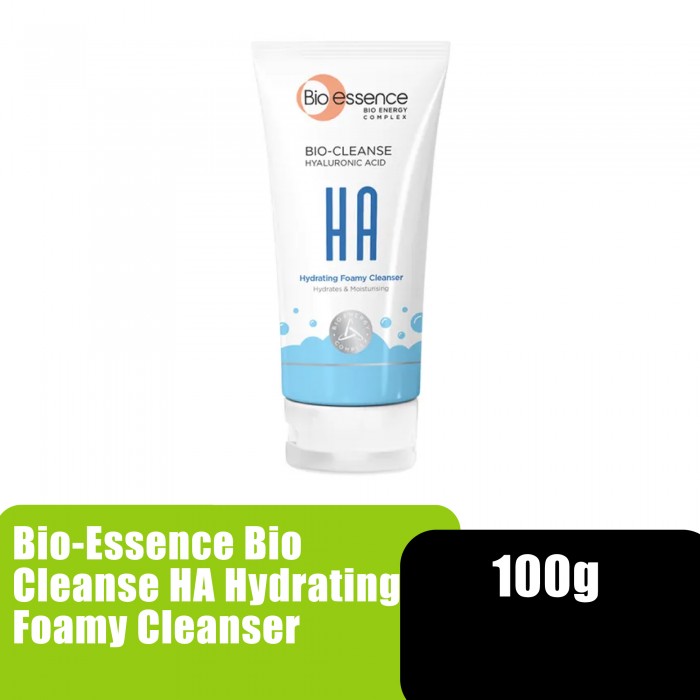 Bio Essence Anti-Aging Skincare, Sensitive Skin Cleanser, Anti-Wrinkle, Hyaluronic Acid Facial Wash,  Pencuci Muka (洗面奶)