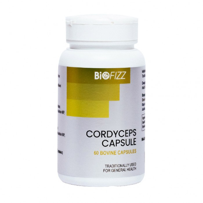 BIOFIZZ Cordyceps Capsule 60'S Cordyceps Supplement Capsules 冬虫夏草丸补肺药材补肾保健品虫草冬虫草