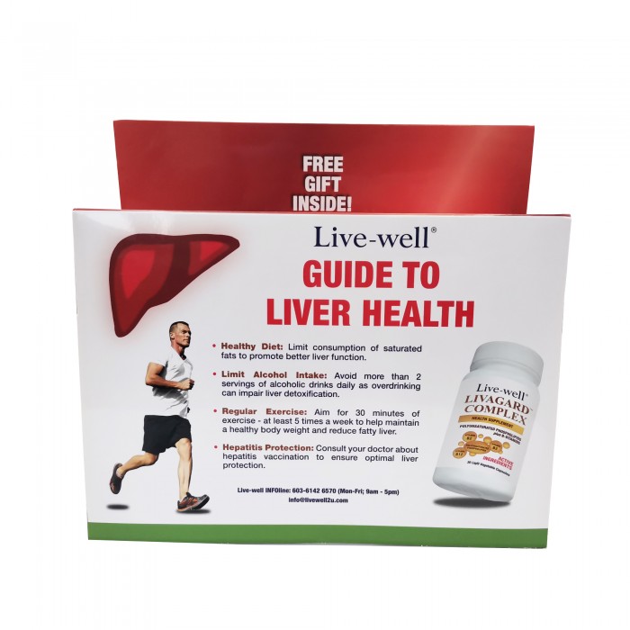 Live-Well Livagard Complex Liver Supplement, Liver Detox, Metabolism, Lipoic Acid, 护肝 补肝 - Promo Pack 3 x 30's