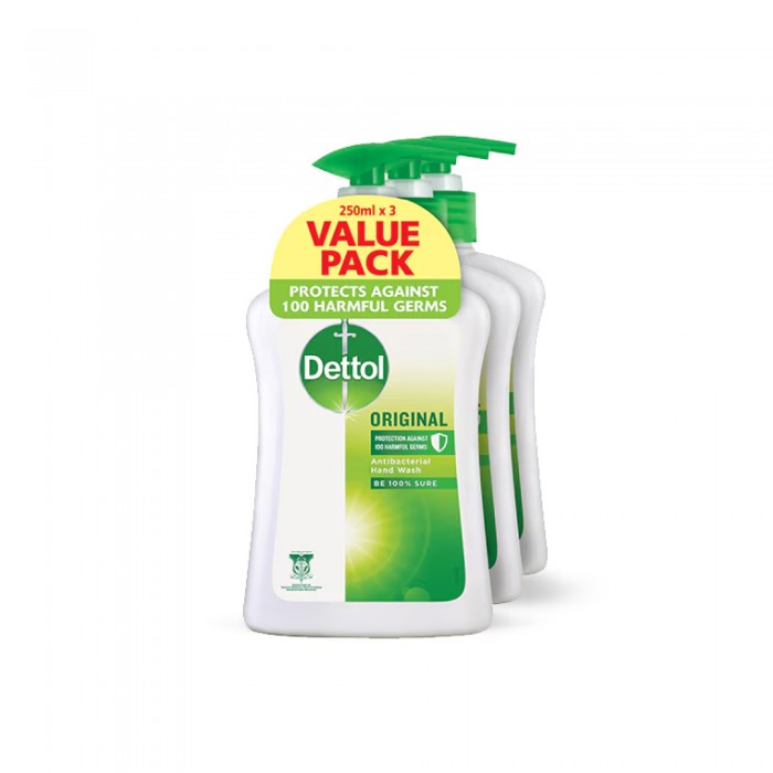 DETTOL Hand Wash Foam, Handwash Hand Soap, (洗手液 / 泡沫洗手液) Value Pack (Original) - 250g x 3