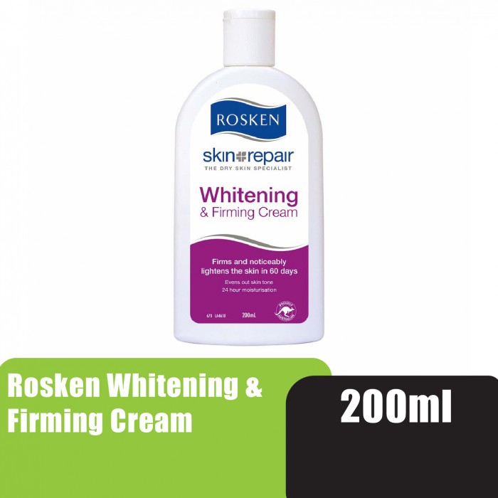 ROSKEN Whitening & Firming Cream 200ml Krim pemutih badan & kulit 美白身体乳 护手霜