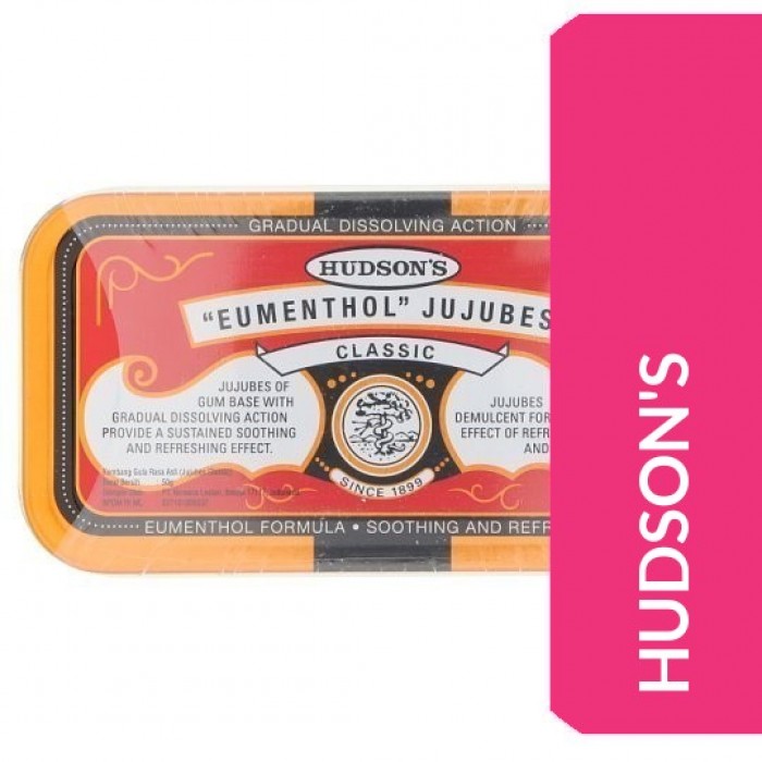 HUDSON'S JUJUBES 50G - CLASSIC (TIN)