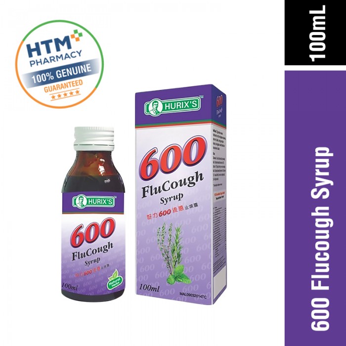 HURIX'S 600 FLUCOUGH SYR 100ML