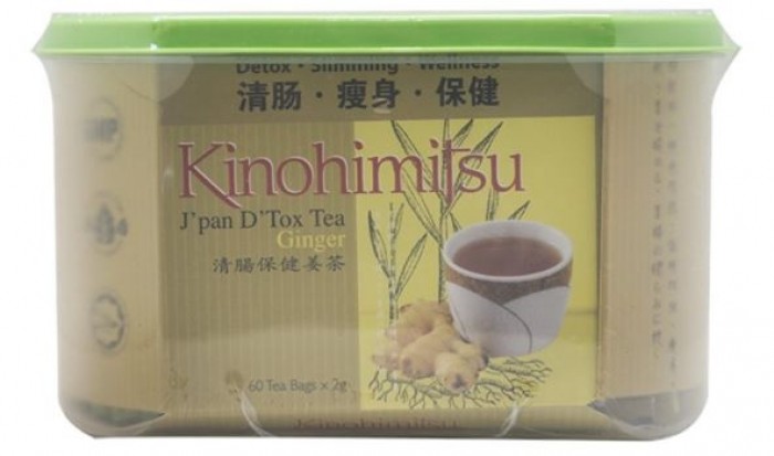 Kinohimitsu J'pan D'tox Tea Ginger 60'S + Container