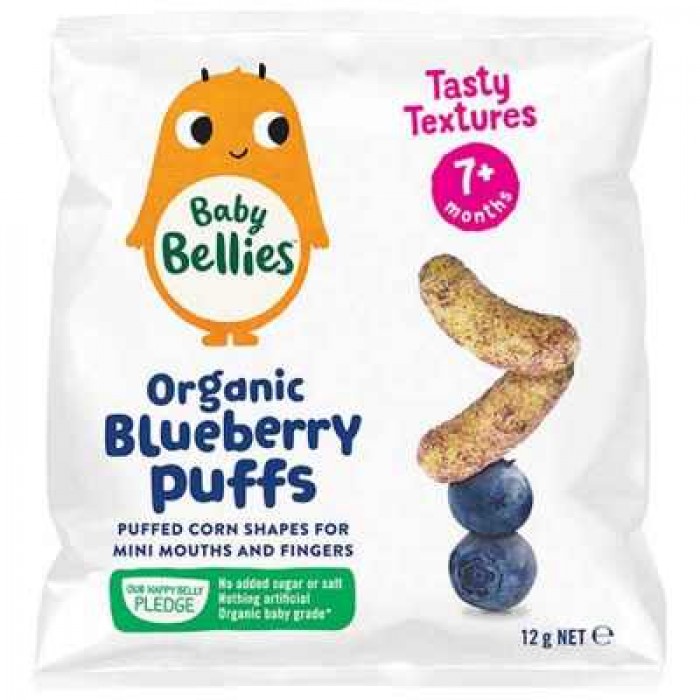 Little Bellies Baby Puffs 12g - Carrot